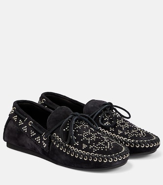 Freen embellished suede moccasins | Isabel Marant