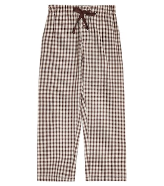 Hose Ficus aus Baumwolle | Caramel