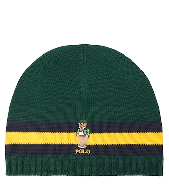 Gorro de algodón con Polo Bear | Polo Ralph Lauren Kids