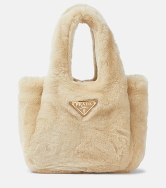 Tote Mini aus Shearling | Prada