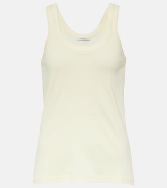 Ribbed-knit cotton tank top | Lemaire