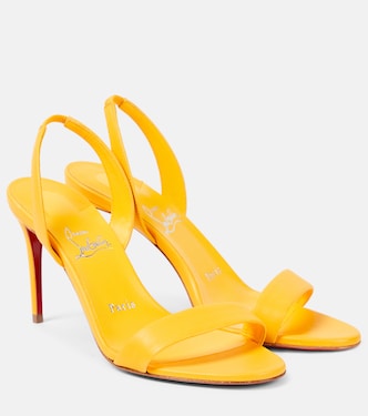 Slingback-Sandalen O Marylin 100 aus Leder | Christian Louboutin