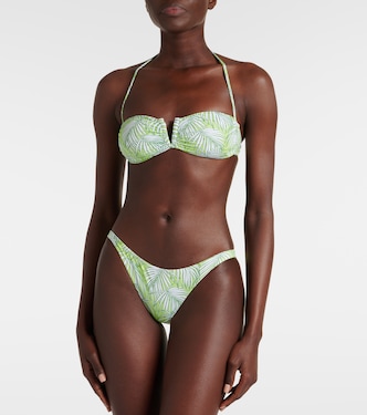 Alba printed bandeau bikini top | Melissa Odabash
