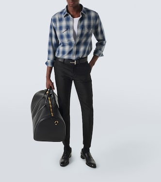 Camicia Western in cotone a quadri | Tom Ford