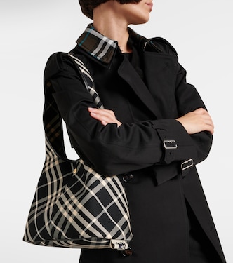 Tote Check Small aus Canvas | Burberry