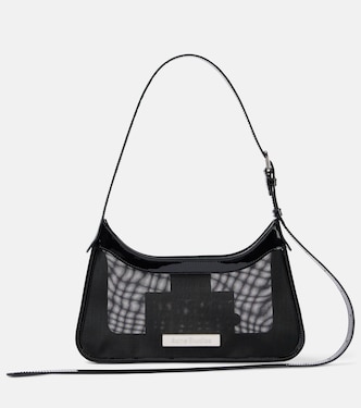 Borsa a spalla Platt in mesh e pelle | Acne Studios