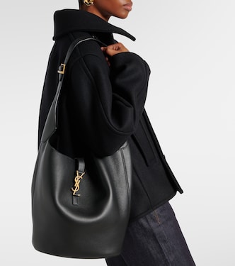 Sac seau Le 5 à 7 en cuir  | Saint Laurent