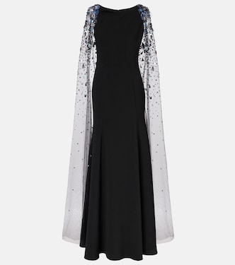 Verzierte Robe aus Crêpe | Jenny Packham