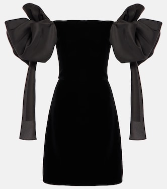 Abito corto in velluto | Carolina Herrera