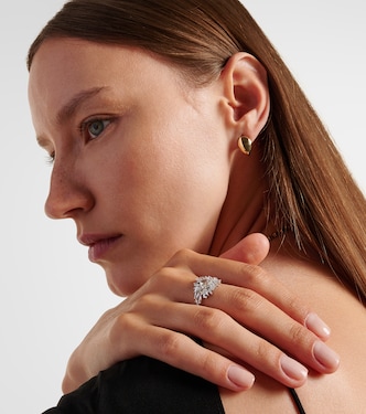 Bague Ooak en or blanc 18 ct et diamants | Suzanne Kalan