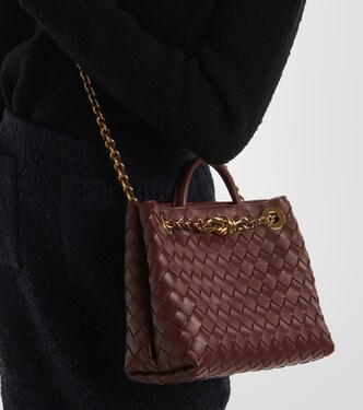 Borsa Andiamo Chain Knot Small in pelle   | Bottega Veneta