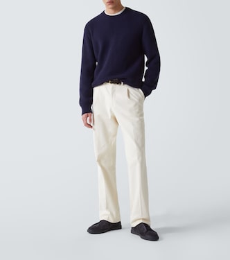 Baskets Triple Stitch en daim | Zegna