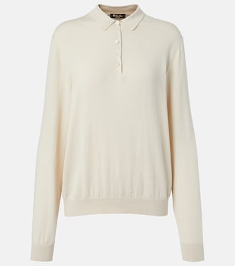 Ice Wish knitted cotton polo shirt | Loro Piana
