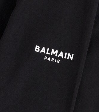 Leggings in jersey di misto cotone | Balmain Kids