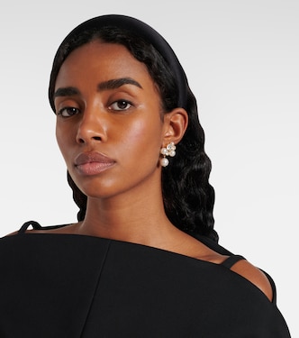 Tori satin headband | Jennifer Behr