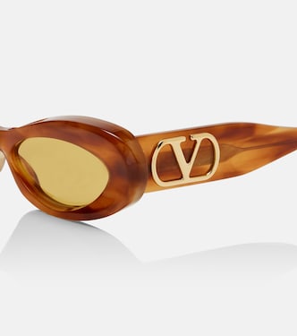 Lunettes de soleil VLogo ovales | Valentino