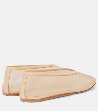 Ballerine Luna in mesh con pelle | Le Monde Béryl