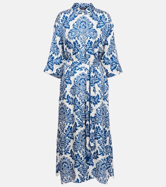 Camelia printed silk midi dress | 'S Max Mara