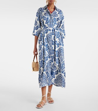Abito midi Camelia in seta con stampa | 'S Max Mara