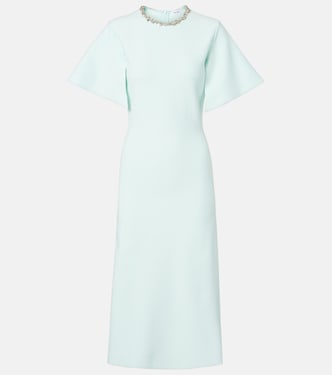 Embellished crêpe cocktail dress | McQueen