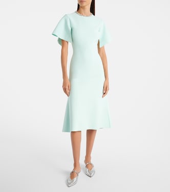 Embellished crêpe cocktail dress | McQueen