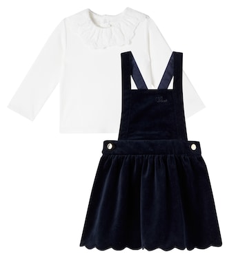 Baby set of cotton T-shirt and dress | Chloé Kids