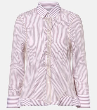 Chemise rayée en coton | Maison Margiela