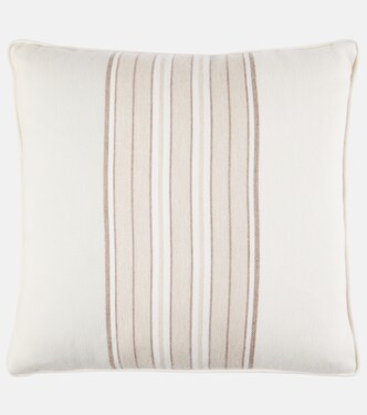 Coussin rayé en cachemire | Loro Piana