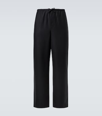 Pantalon ample Xon en laine vierge | The Row