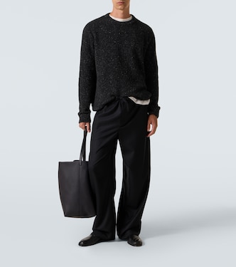 Pantalon ample Xon en laine vierge | The Row