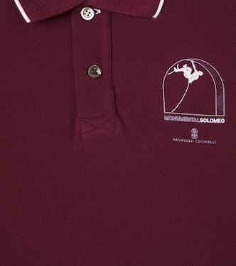 Polopullover aus Baumwoll-Piqué | Brunello Cucinelli Kids