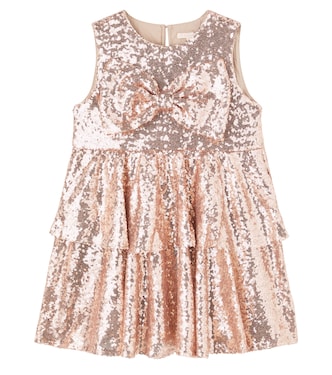 Rosie bow-detail sequined dress | Konges Sløjd
