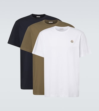 Set of 3 cotton jersey T-shirts | Moncler