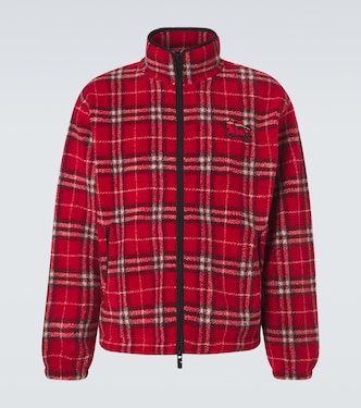 Burberry Check wool-blend jacket | Burberry