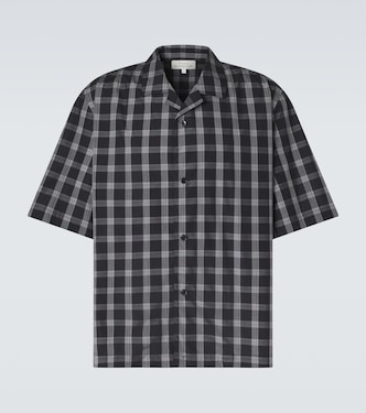 Kline checked cotton bowling shirt | Studio Nicholson