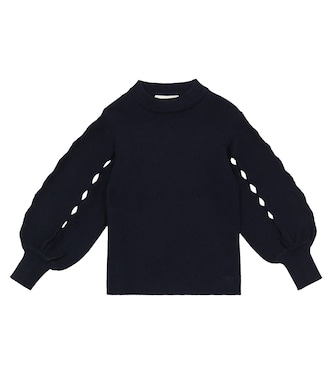 Cotton-blend sweater | Chloé Kids