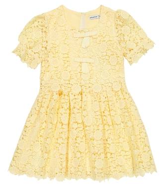 Guipure lace dress | Self-Portrait Kids