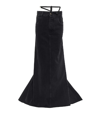 Goele denim maxi skirt | Ann Demeulemeester
