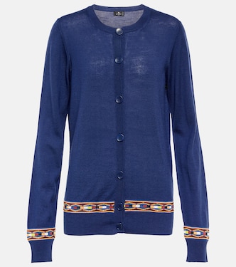 Wool and cotton-blend cardigan | Etro