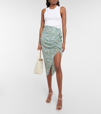 Gonna midi Hazel con stampa | Veronica Beard
