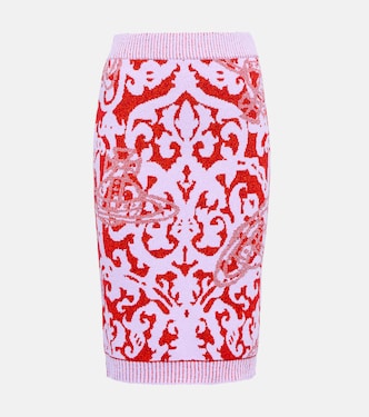 Falda midi Iron Orb de jacquard | Vivienne Westwood
