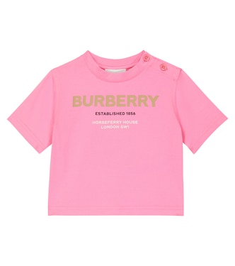 Baby printed cotton-blend T-shirt | Burberry Kids