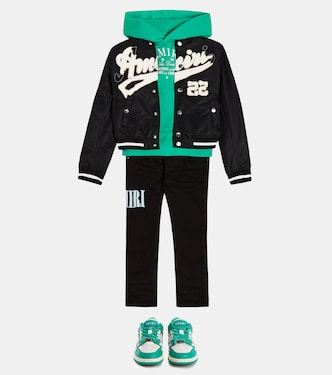 Skel Top leather low-top sneakers | Amiri Kids