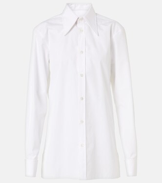 大廓形棉质府绸衬衫 | Maison Margiela