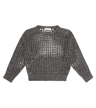 Jersey en mezcla de lana y cachemir | Brunello Cucinelli Kids