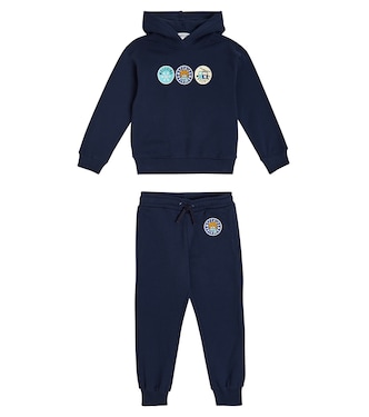 Printed cotton jersey tracksuit | Moschino Kids