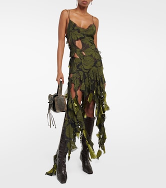 Robe midi asymétrique | Acne Studios