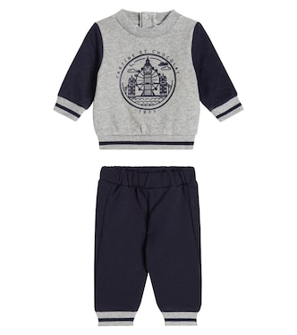 Baby - Felpa e pantaloni sportivi in cotone con stampa | Tartine et Chocolat