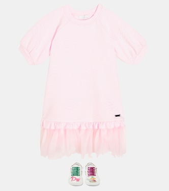 Abito Jersey con tulle | Monnalisa
