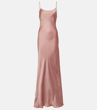 Robe aus Satin | Victoria Beckham